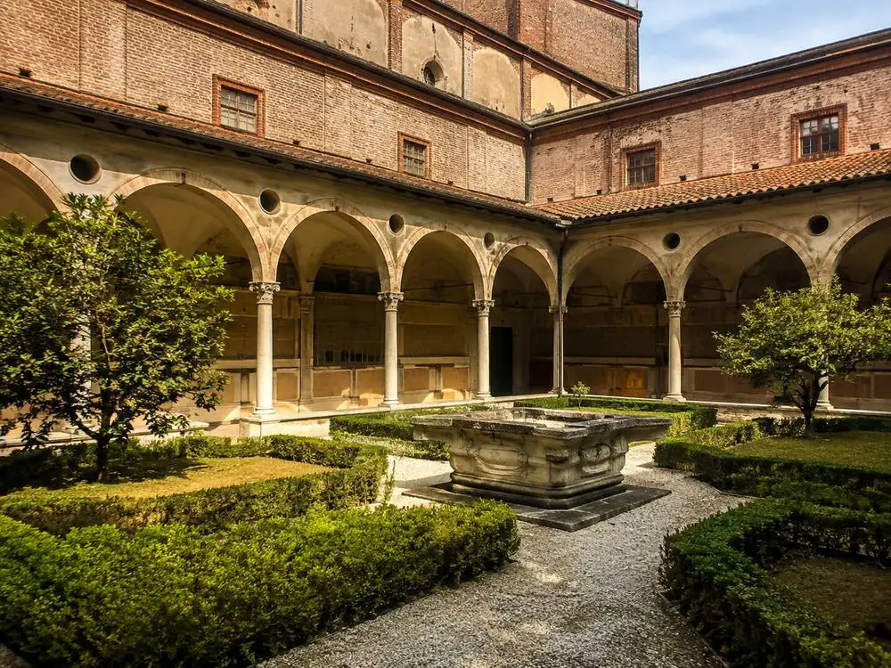 The Cloister of the Frogs in the convent complex at Santa Maria delle Grazie