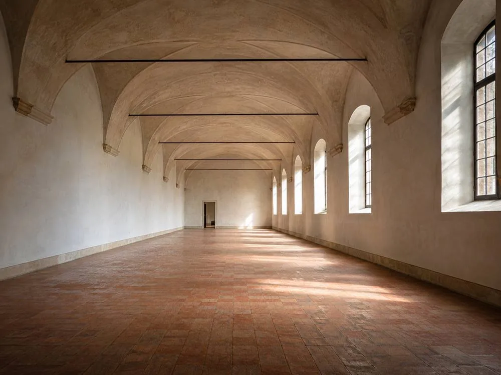 The refectory building at Santa Maria delle Grazie, seen from the convent side